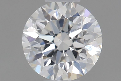 0.4 carat F-SI1 GD cut Natūralus Round Deimantas (1)