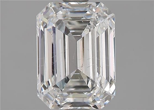 2.01 carat F-SI1 Natūralus Emerald Deimantas (1)