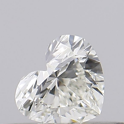 0.19 carat J-VVS2 Natūralus Heart Deimantas (1)