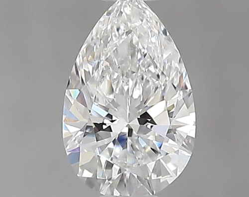 0.43 carat E-IF Natūralus Pear Deimantas (1)