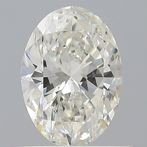 0.54 carat I-VVS2 Natūralus Oval Deimantas (1)