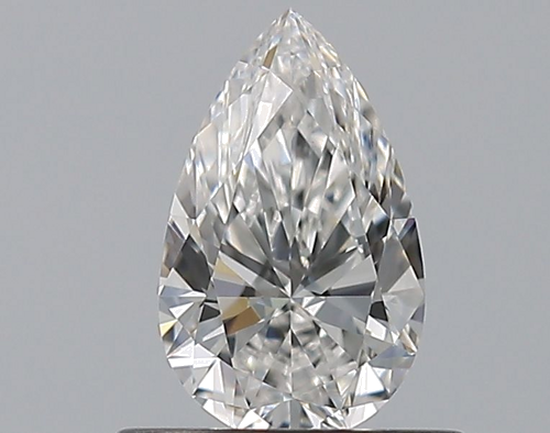0.54 carat E-VS2 Natūralus Pear Deimantas (1)