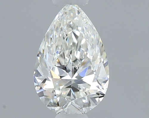0.4 carat H-IF Natūralus Pear Deimantas (1)