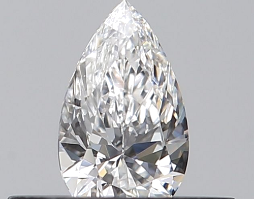 0.26 carat E-VVS2 Natūralus Pear Deimantas (1)