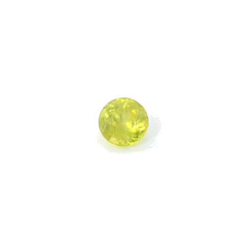0.63 carat YELLOW Round Sphene (1)