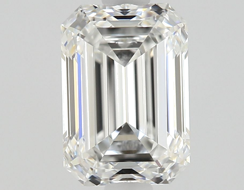 1.01 carat F-VVS2 Natūralus Emerald Deimantas (1)