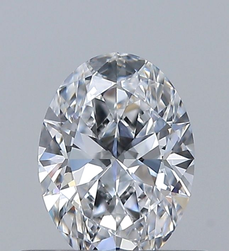 0.43 carat D-VVS2 Natūralus Oval Deimantas (1)