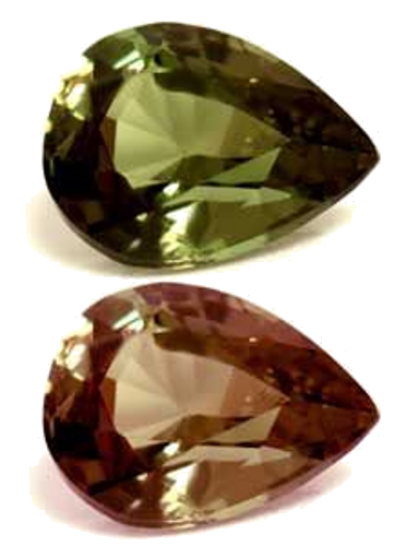 0.58 carat GREEN Pear Alexandrite (1)