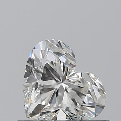 0.5 carat I-VVS2 Natūralus Heart Deimantas (1)