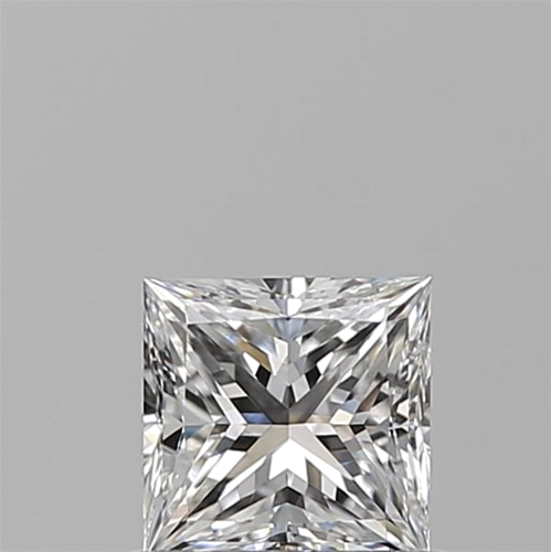 0.6 carat D-VVS2 Natūralus Princess Deimantas (1)