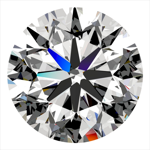 0.3 carat I-VS2 Very Good cut Natūralus Round Deimantas (1)