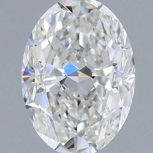 0.4 carat H-SI1 Natūralus Oval Deimantas (1)