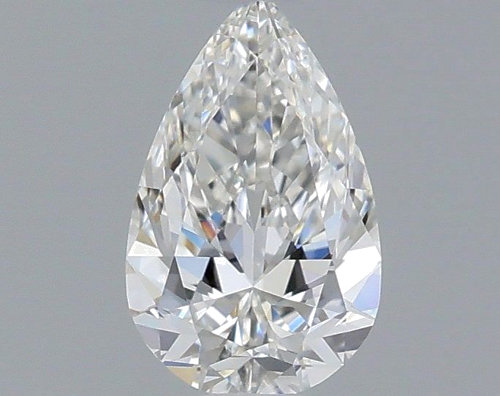 0.51 carat H-VVS1 Natūralus Pear Deimantas (1)