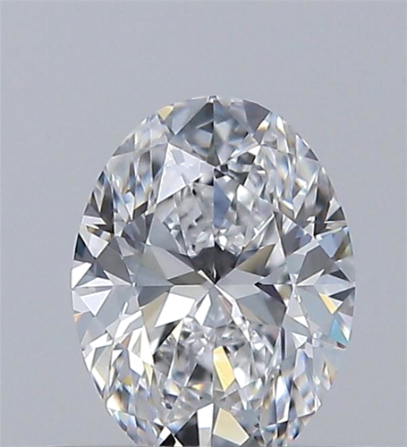 0.5 carat D-VVS2 Natūralus Oval Deimantas (1)