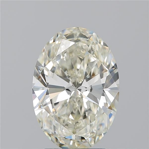 3.01 carat K-SI1 Natūralus Oval Deimantas (1)