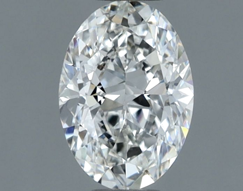 0.6 carat F-VVS1 Natūralus Oval Deimantas (1)