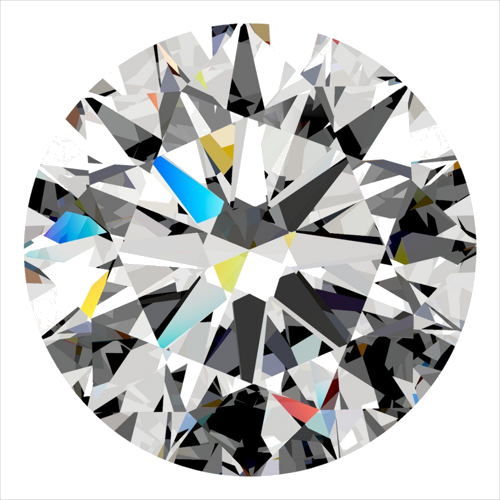 0.33 carat F-VS1 Excellent cut Natūralus Round Deimantas (1)