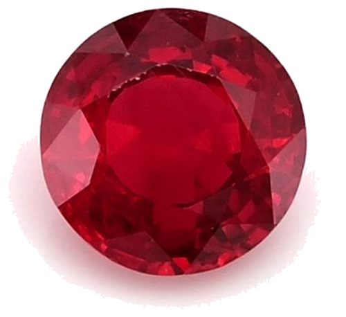 0.61 carat RED Round Rubinas (1)