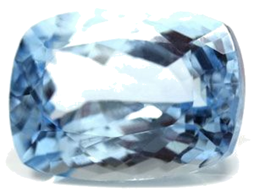 6.47 carat BLUE Cushion Aquamarine (1)