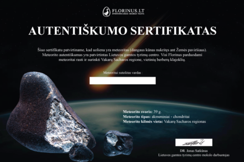 Метеорит 39 г (3 части) (10)