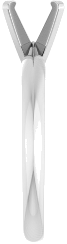 Sužadėtuvių Žiedas „Solitaire“ 950 Platinos Round 6.5mm (4)