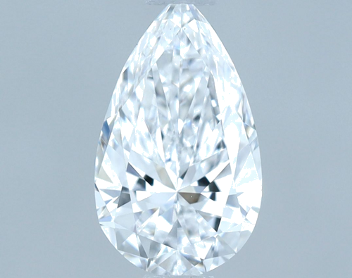 0.6 carat D-VVS1 Natūralus Pear Deimantas (1)