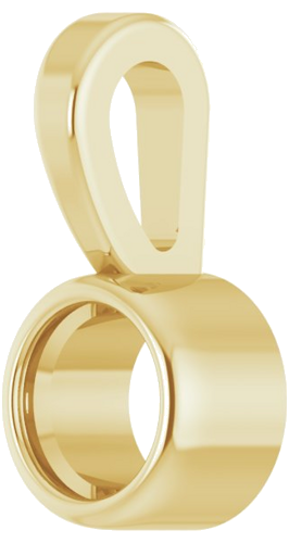 Pakabukas „Bezel-Set Solitaire“ 585 Geltonojo Aukso Round 2.5mm (2)