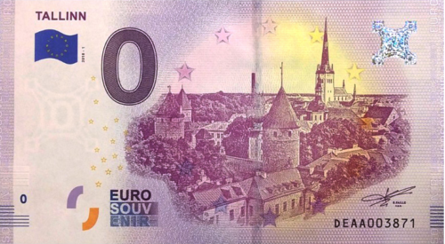 2018 Talinas Suvenyrinis 0€ banknotas (1)