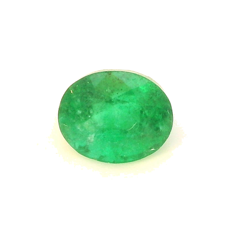 0.42 carat GREEN Oval Smaragdas (1)