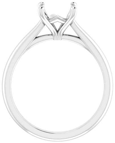 Sužadėtuvių Žiedas „Solitaire“ 950 Platinos Square 6mm (2)