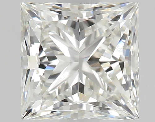 0.7 carat H-VVS2 Natūralus Princess Deimantas (1)