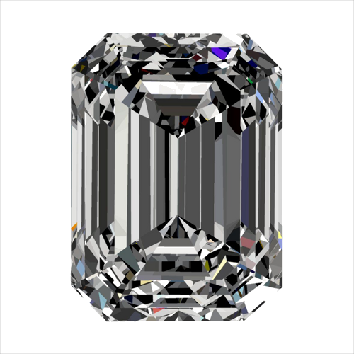 0.3 carat F-VS2 Natūralus Emerald Deimantas (1)