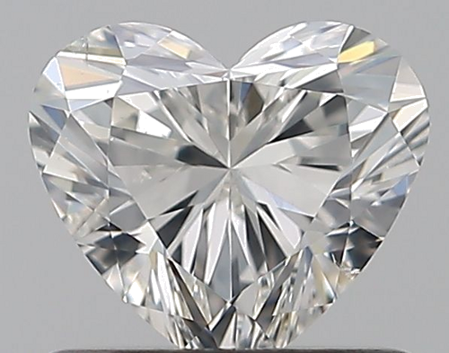 0.71 carat H-SI2 Natūralus Heart Deimantas (1)
