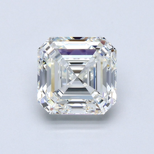 3.02 carat H-VVS2 Natūralus Asscher Deimantas (1)
