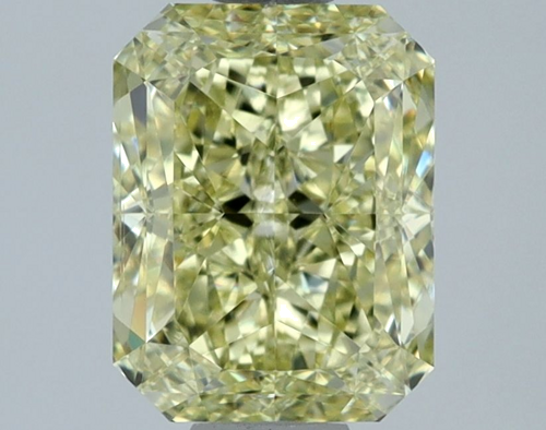 1.5 carat Fancy Yellow-VVS2 Natūralus Radiant Deimantas (1)