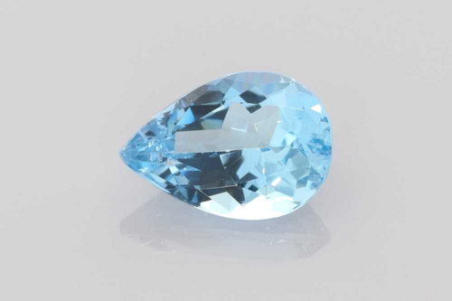 1.64 carat BLUE Pear Aquamarine (1)