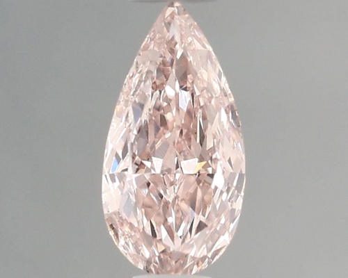 0.28 carat Fancy Light Orangey Pink-SI1 Natūralus Pear Deimantas (1)