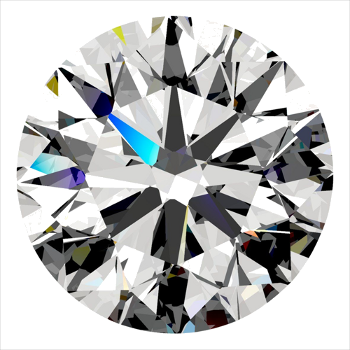 0.5 carat D-SI2 Excellent cut Natūralus Round Deimantas (1)