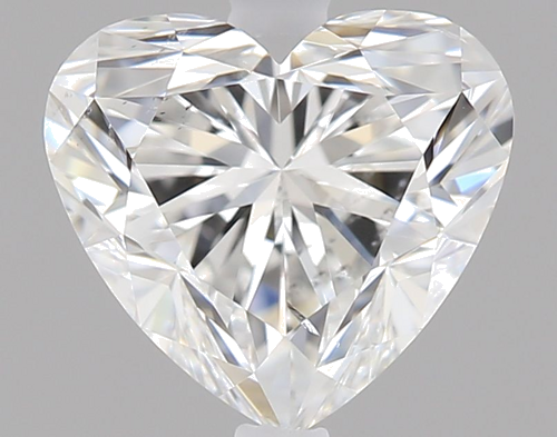 1.01 carat F-SI1 Natūralus Heart Deimantas (1)