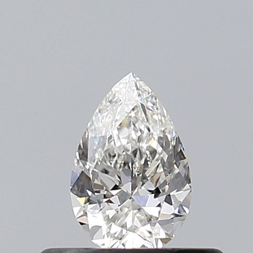 0.3 carat F-SI1 Natūralus Pear Deimantas (1)
