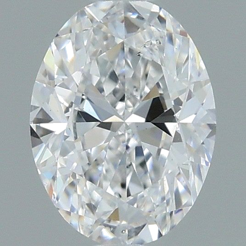 0.5 carat D-SI1 Natūralus Oval Deimantas (1)
