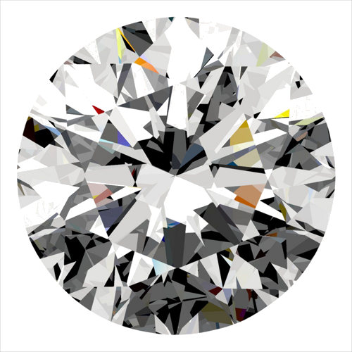 0.3 carat F-VS2 Excellent cut Natūralus Round Deimantas (1)