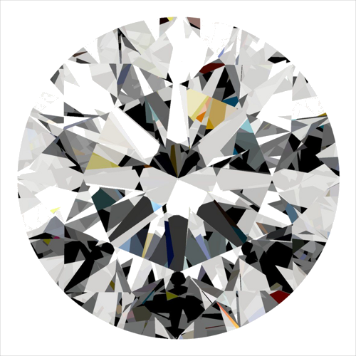 0.3 carat F-VS1 Excellent cut Natūralus Round Deimantas (1)