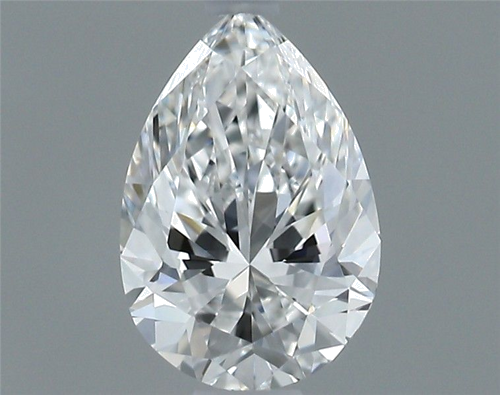 0.54 carat E-VVS2 Natūralus Pear Deimantas (1)