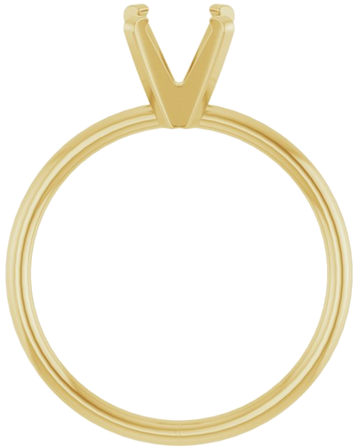 Sužadėtuvių Žiedas „Solitaire“ 14k yellow gold Round 6.5mm (2)