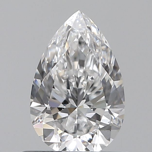 0.6 carat D-VS2 Natūralus Pear Deimantas (1)