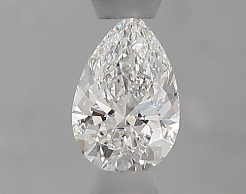 0.36 carat F-SI1 Natūralus Pear Deimantas (1)