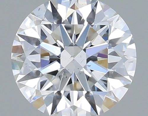 0.37 carat F-SI1 Excellent cut Natūralus Round Deimantas (1)