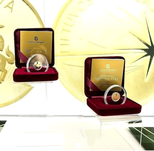 2016 Fizika Lietuva 5 eiro zelta monēta (3)