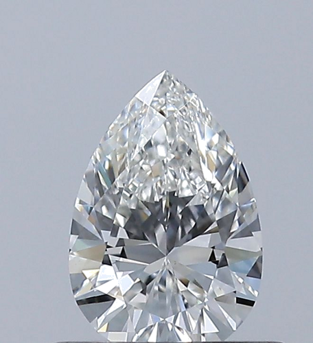 0.5 carat G-VS1 Natūralus Pear Deimantas (1)